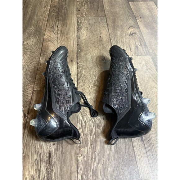 Adidas Adizero 12.0 Football Cleats Triple Black Men\'s Size 16 GW5060 main image 4